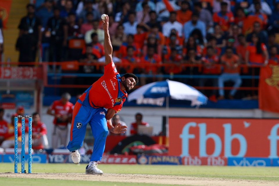 Not all about pace: Thampi bowls a slower ball