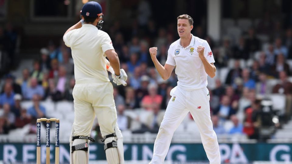 Morne Morkel removed Alastair Cook lbw despite a review