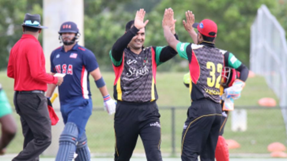 Mohammad Nabi dismissed Abdullah Syed for 68 to spark a USA collapse