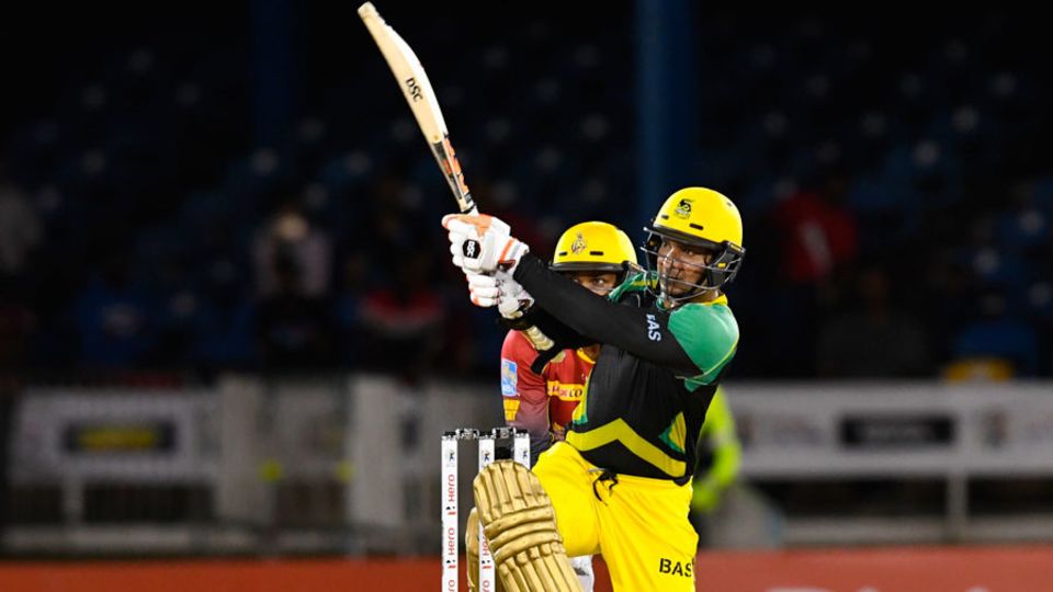 Kumar Sangakkara lifts a sweep over midwicket
