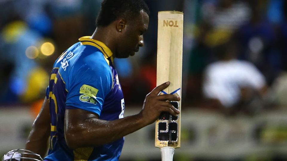 Kieron Pollard said he and Evin Lewis laughed off the incident after the game