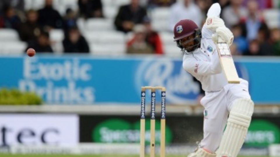 Shai Hope became the first man to score two centuries in a first-class match at Headingley