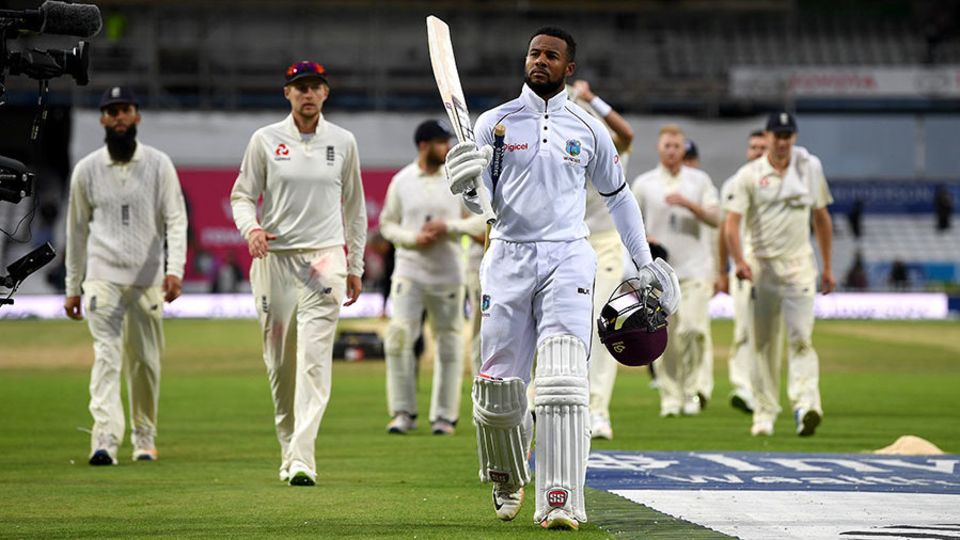 Shai Hope started the match with a Test average under 20 and ended it a hero