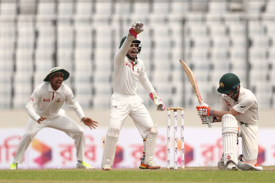 David Warner's wicket in the second innings in Dhaka started the collapse