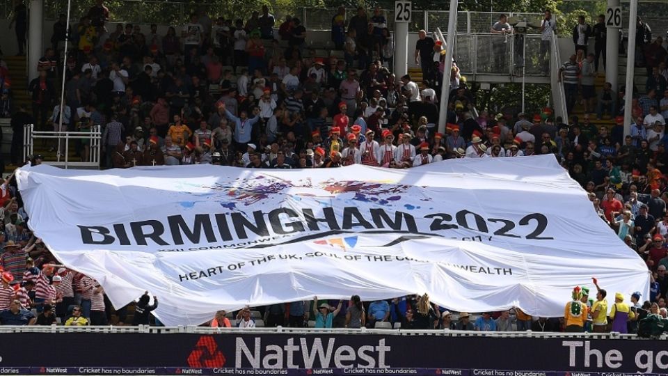 A banner for Birmingham's bid for the 2022 Commonwealth Games