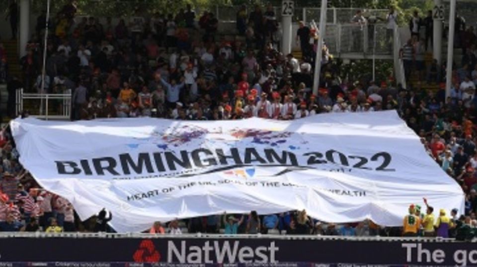 A banner for Birmingham's bid for the 2022 Commonwealth Games
