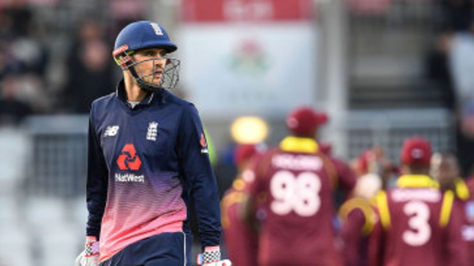Alex Hales fell for 19 early in England's chase