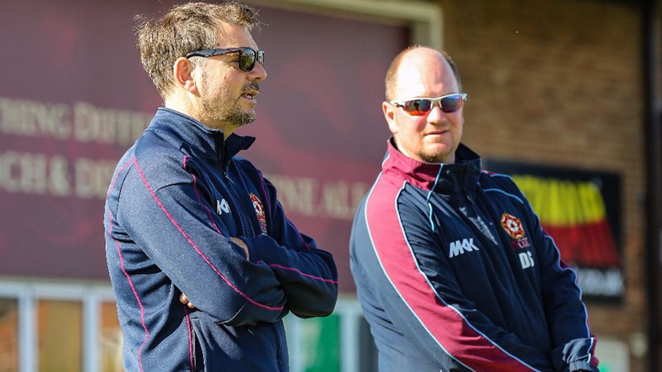 David Sales (right) remains at Wantage Road