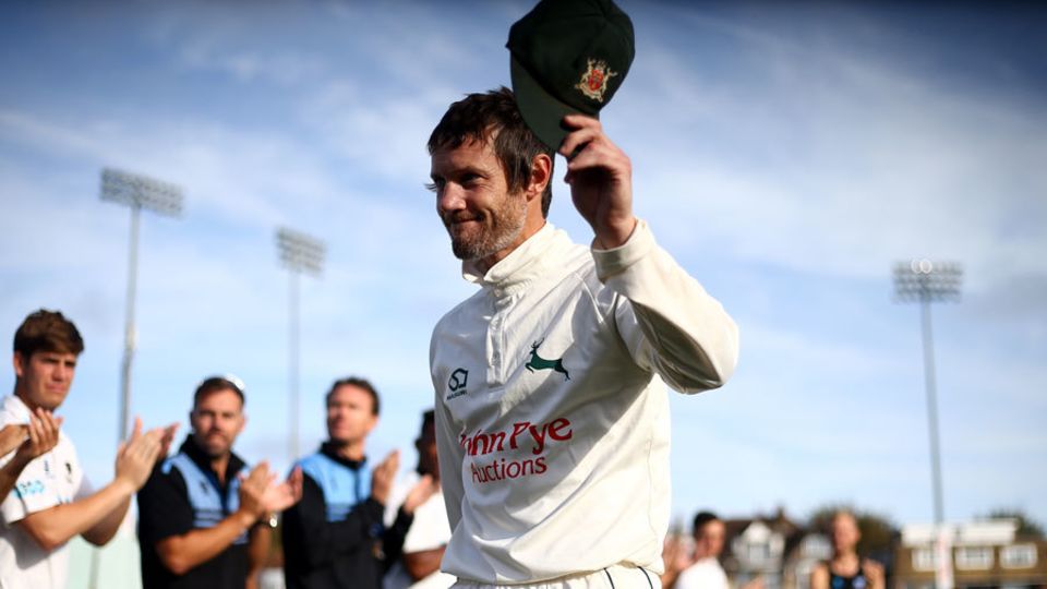 A keeper to the last: Read heads off into retirement with his pads on