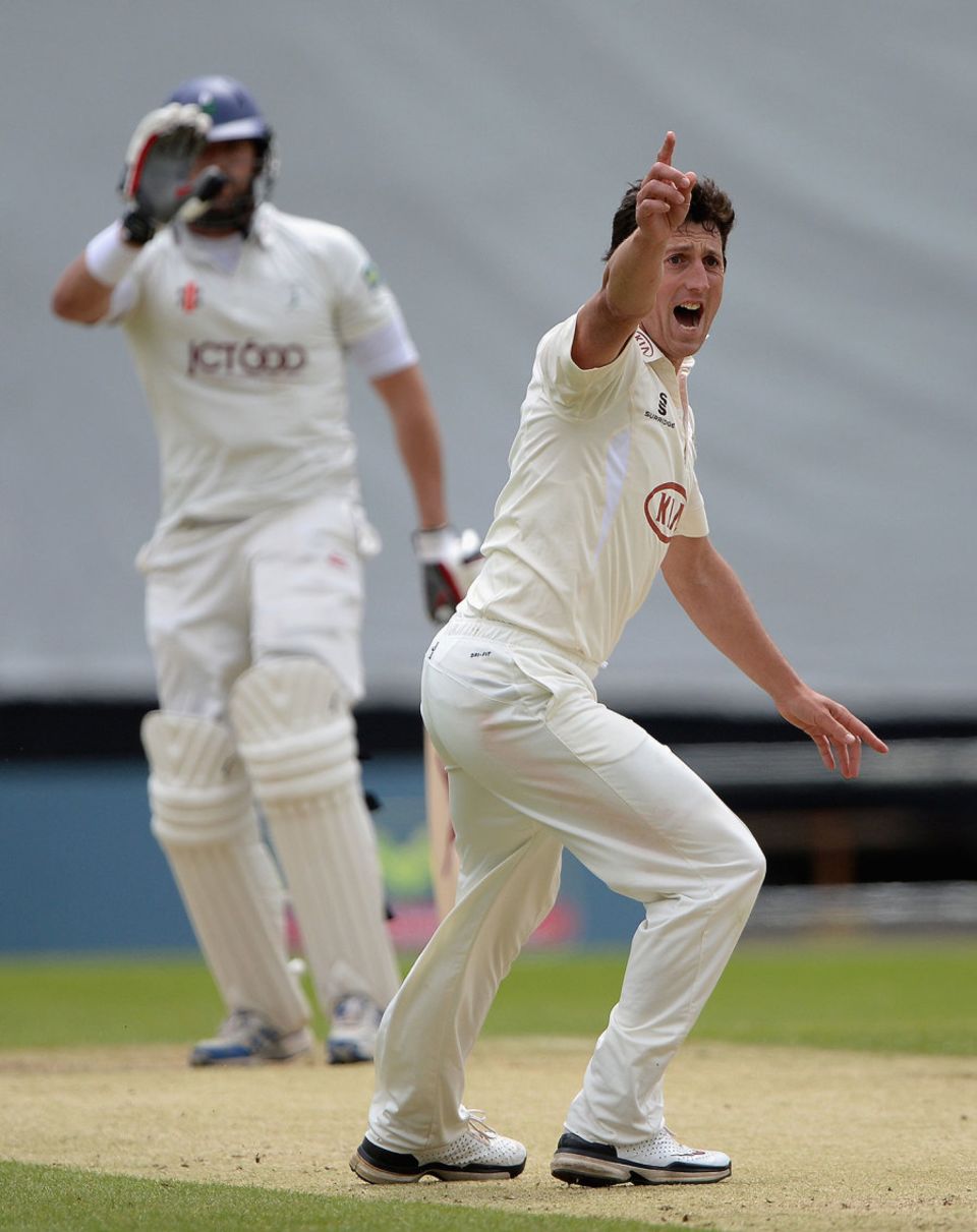 Jon Lewis in action for Surrey