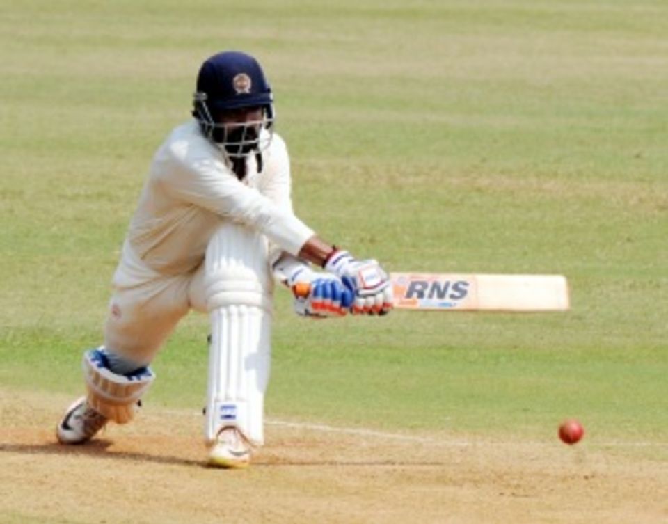 Swapnil Singh unfurls a reverse sweep