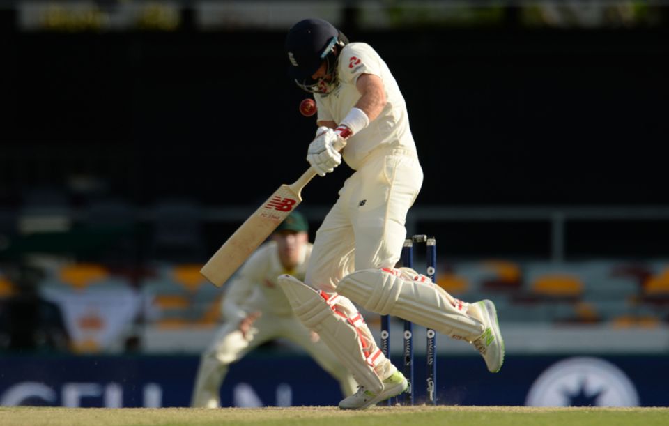 Joe Root felt the full force of Australia's pace attack