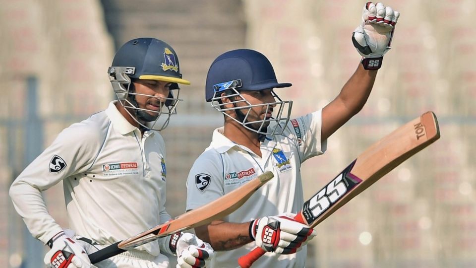 Shreevats Goswami and Anustup Majumdar struck centuries for Bengal