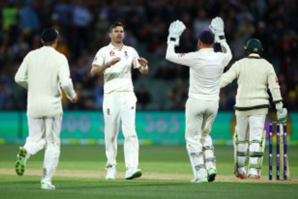 James Anderson struck twice in a lengthy spell
