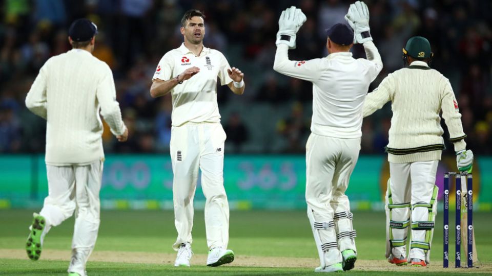 James Anderson struck twice in a lengthy spell