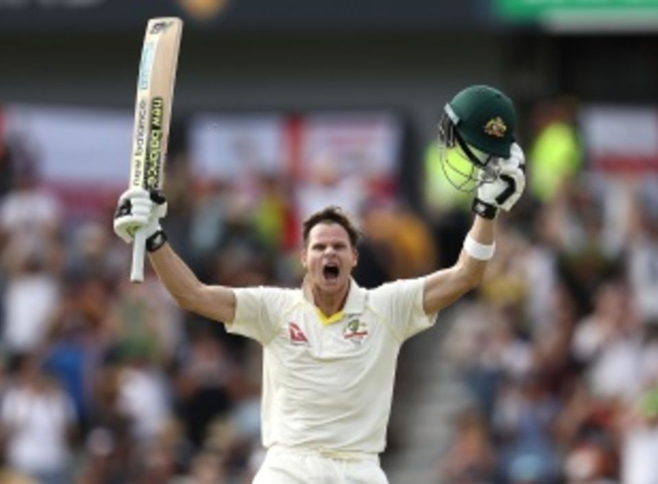 Steven Smith brought up his second double-century in the Ashes