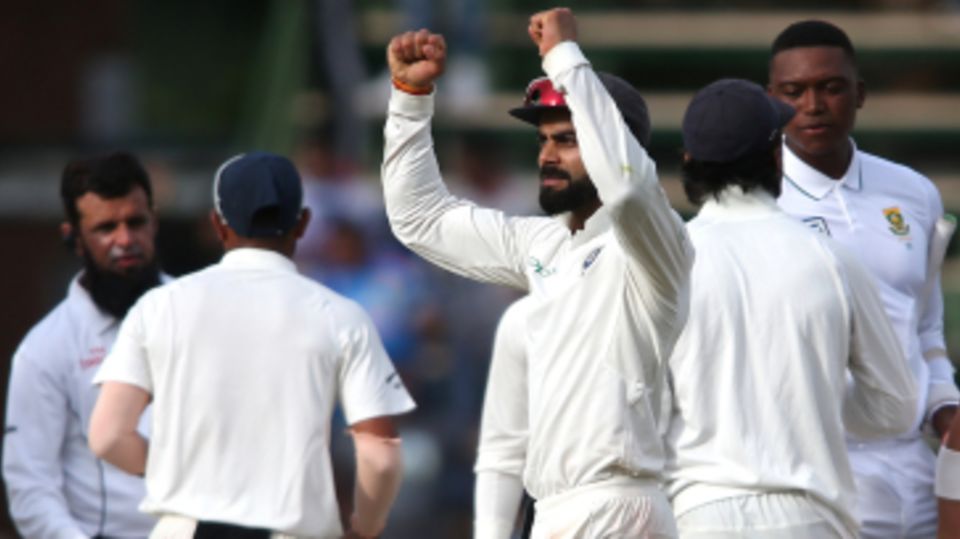 Virat Kohli is stoked upon clinching a win at the Wanderers Stadium