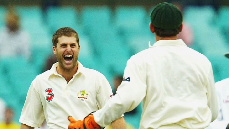 Simon Katich took 6 for 65 in his second Test, against Zimbabwe, having taken none in his first