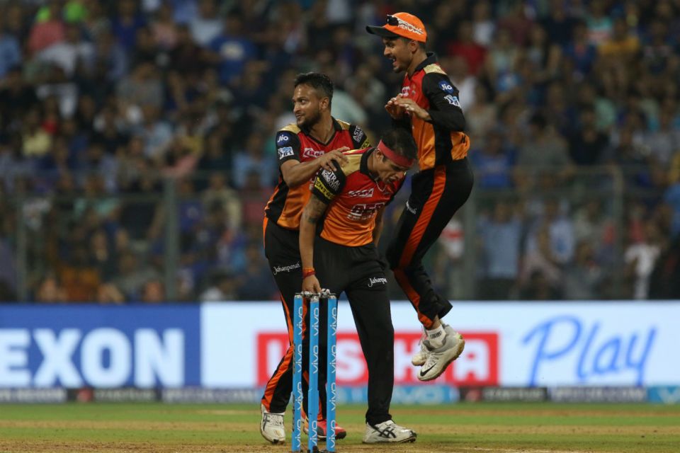 Siddarth Kaul's three-for helped Sunrisers Hyderabad defend 118