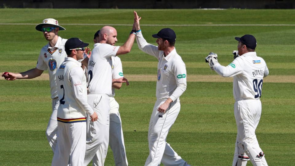 Chris Rushworth claimed six wickets to cement Durham's dominance