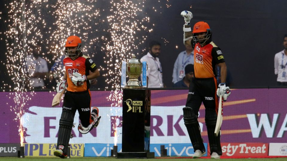 Shikhar Dhawan and Shreevats Goswami walk out amid fireworks