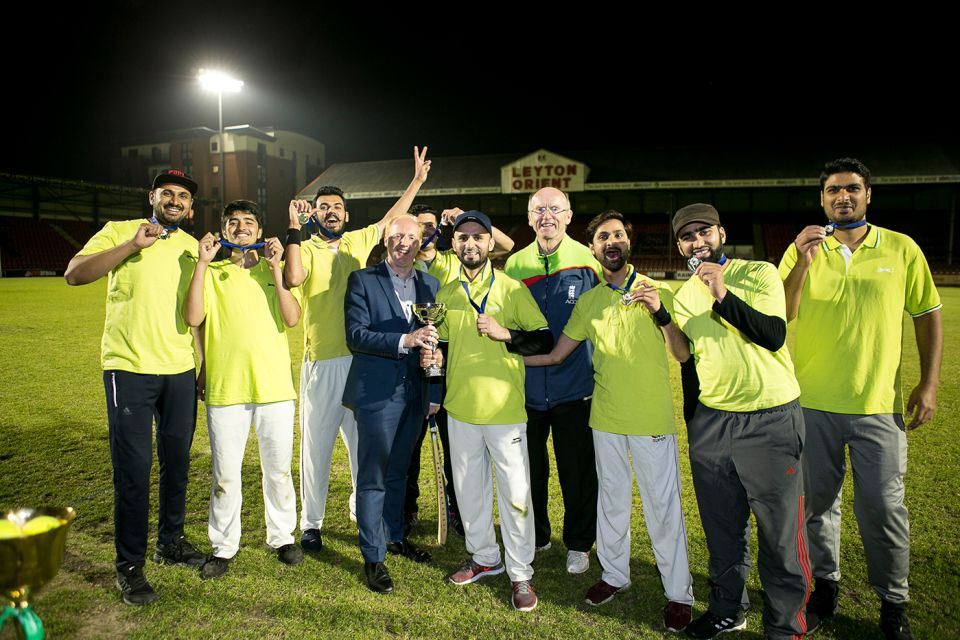 The Tigers players pose with their winners' medals