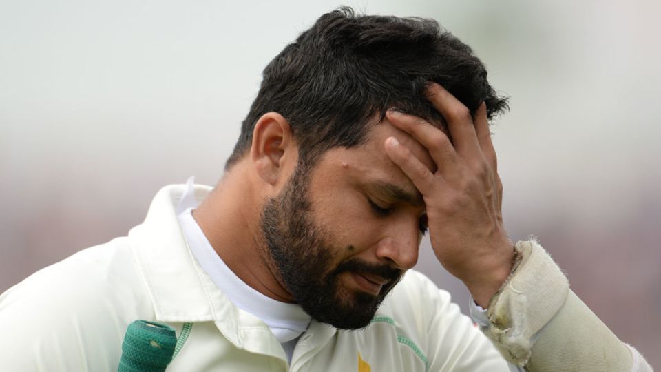 Azhar Ali fell early to Stuart Broad