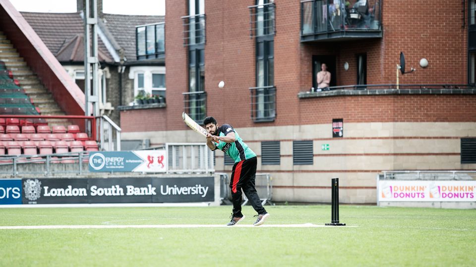 Elegance isn't a prerequisite for tape-ball cricket, but it's welcome if you're scoring big