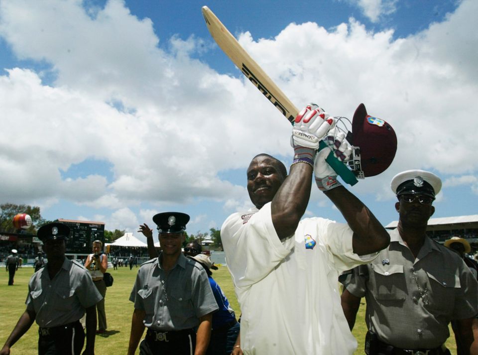 418 and all that: Banks celebrates the record-breaking win against Australia in 2013