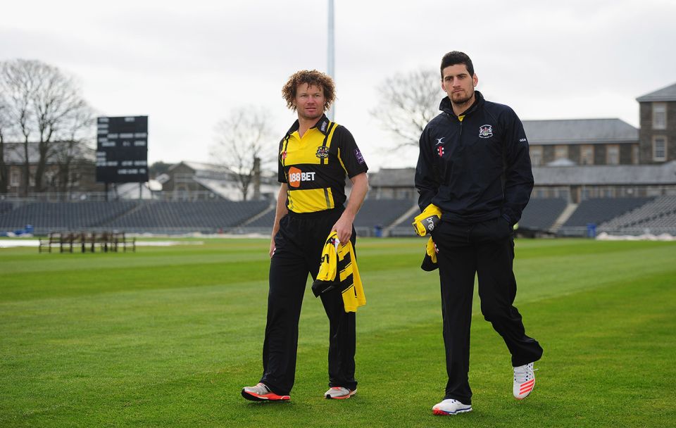 Howell (right) left Melbourne grade-cricket side Essendon for Gloucestershire, saying he'd play for free and sleep on people's floors if needed