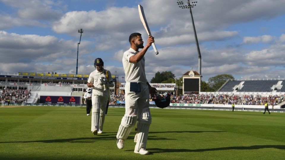 Virat Kohli's 149 at Edgbaston in 2018 was his first Test century in England