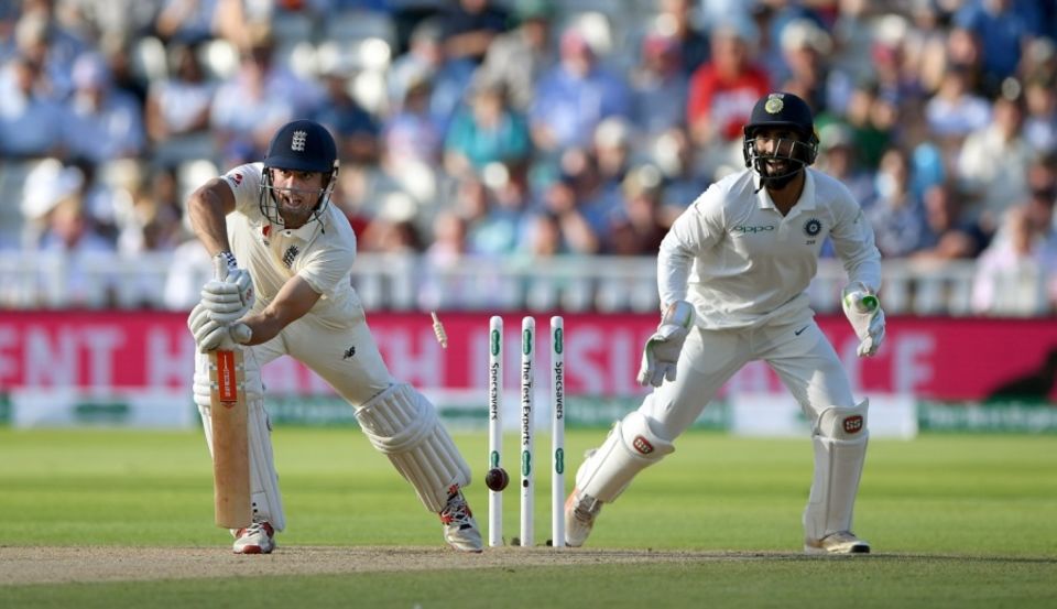 Ashwin got Alastair Cook out twice at Edgbaston in 2018 with deliveries that dipped, then gripped and turned to hit the stumps