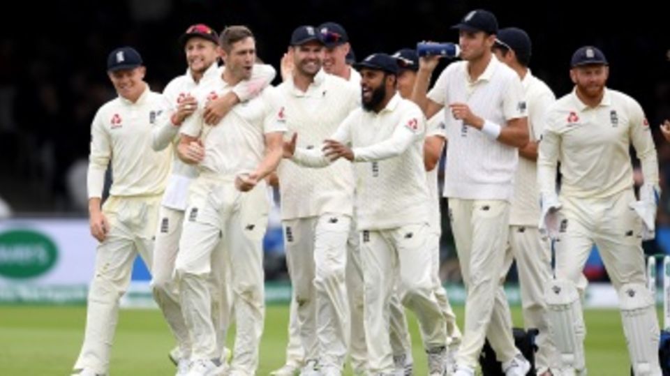 A pumped up England side after going 2-0 up in the five-Test series