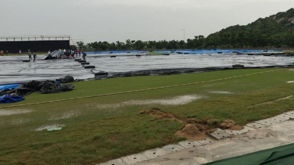Continuous rain marred two rounds of matches in Vijayawada