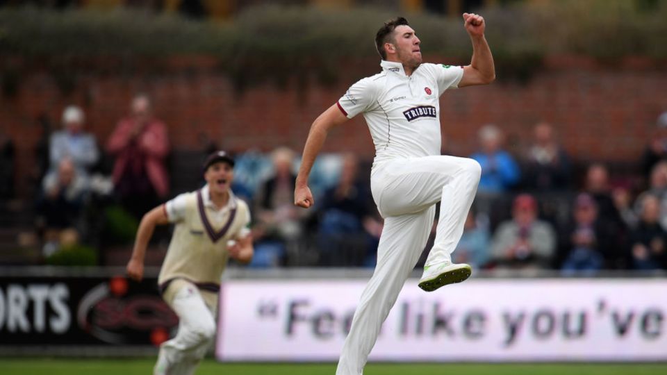 Lift-off: Craig Overton celebrates