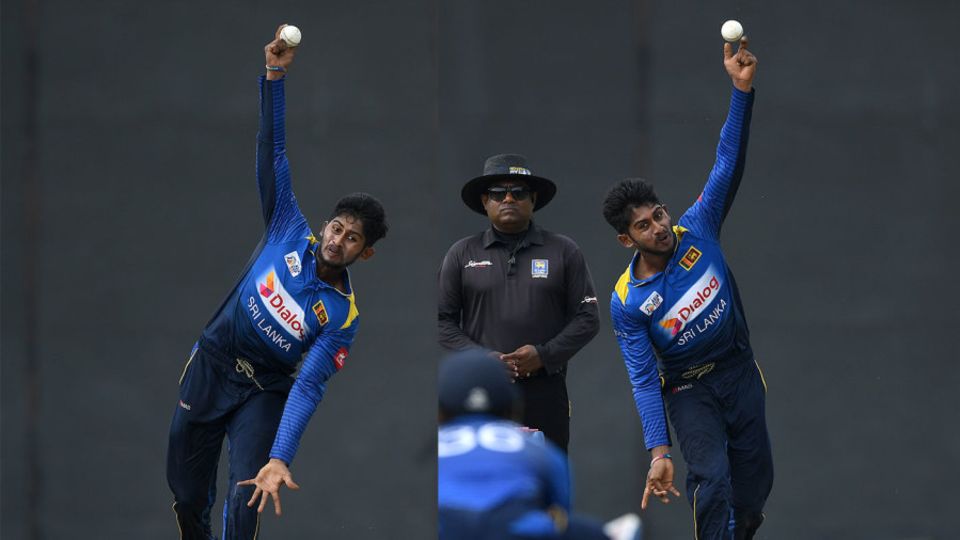 Left-arm round, right-arm over: Kamindu Mendis shows off all his tricks
