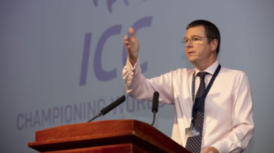 ICC ACU general manager Alex Marshall