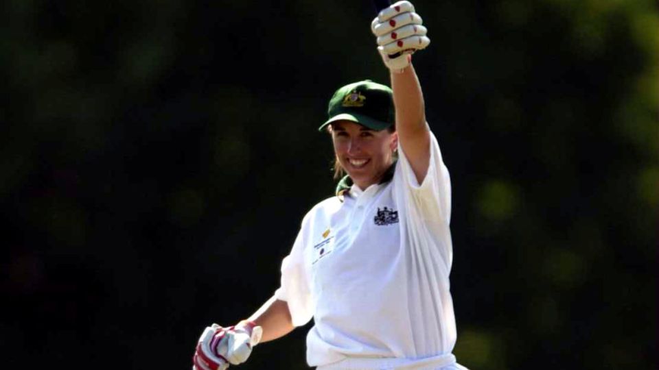 Michelle Goszko made a double century on Test debut