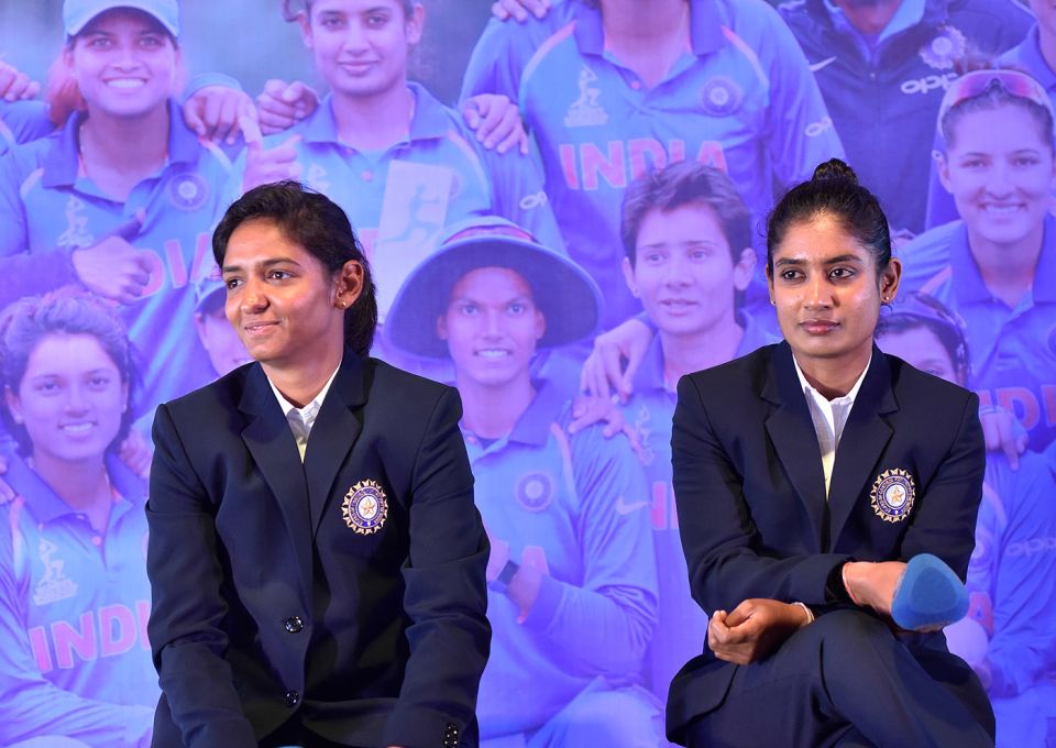With predecessor Raj. 'Until my late teens, I had no idea if India had a women's team, let alone [knowing about] Jhulu <i>di</i> and Mithali <i>di</i> playing the World Cup'