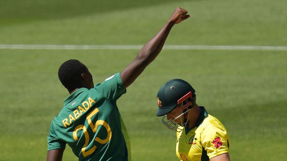 Kagiso Rabada bounced out Chris Lynn after an absorbing duel