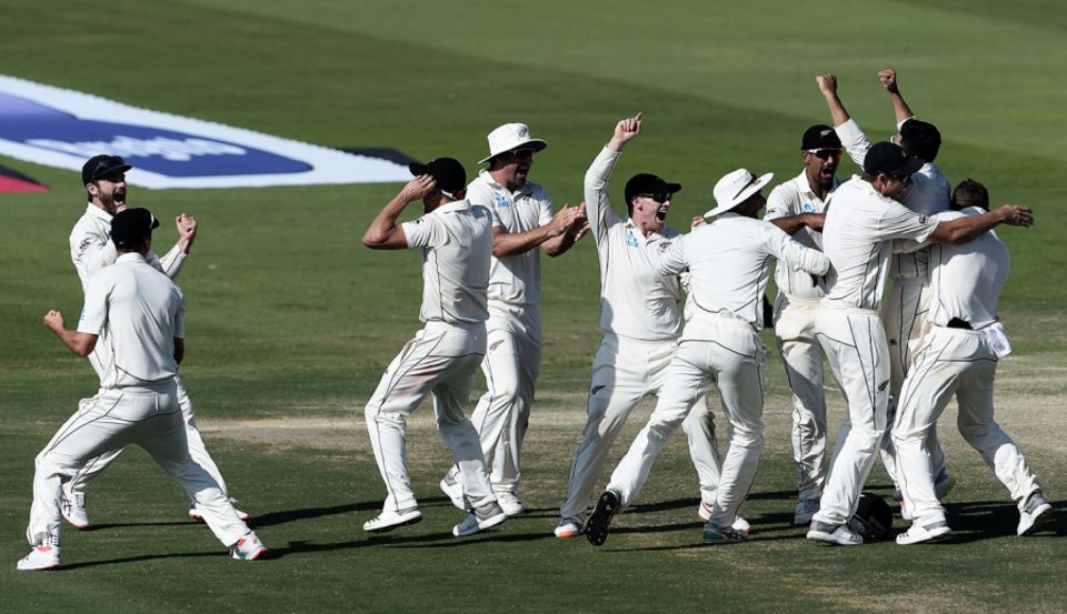 The most exciting Test of the year was New Zealand's four-run win in Abu Dhabi over Pakistan