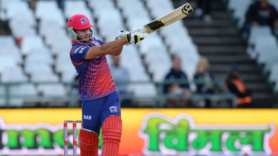 Janneman Malan swings during his half-century