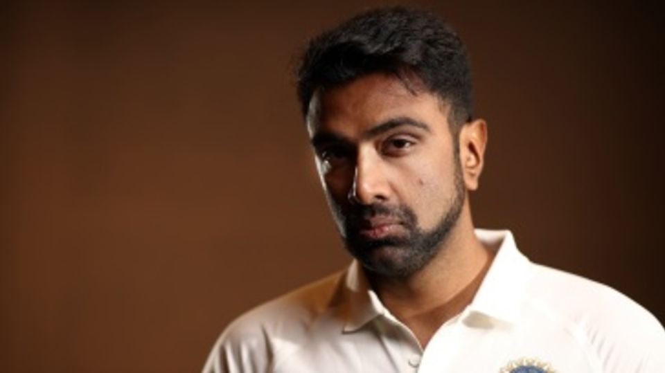 R Ashwin during a photo session in Adelaide