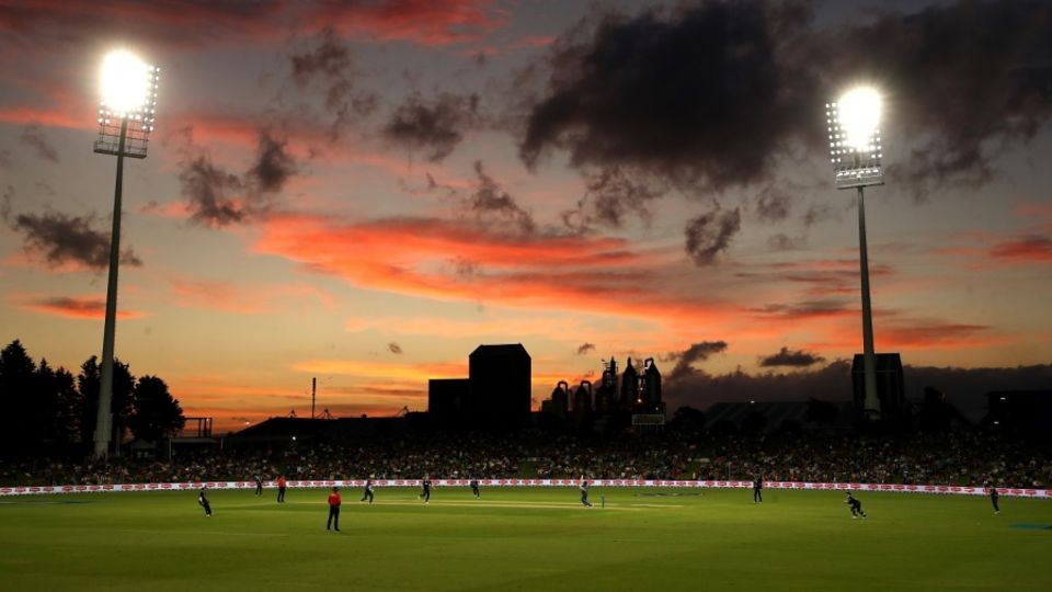 A view of the Bay Oval at Mount Maunganui