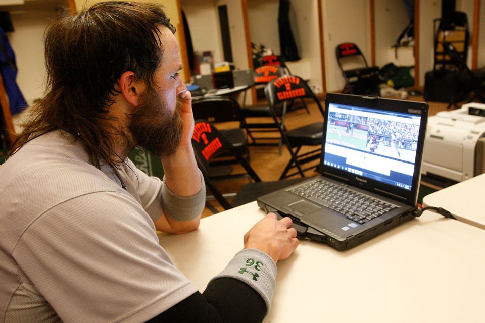 Baseball, like cricket, is well suited to analysis, because game play is split into discrete units