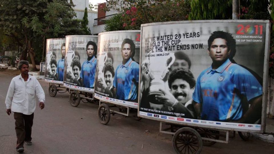 Blanket coverage: nowhere in India can you escape ads featuring Tendulkar