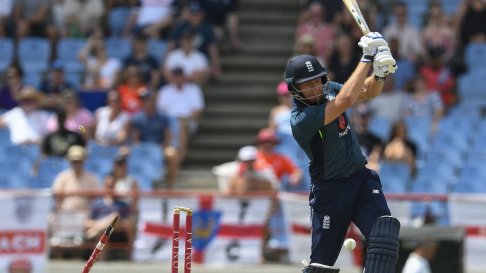 Jonny Bairstow lost his leg stump