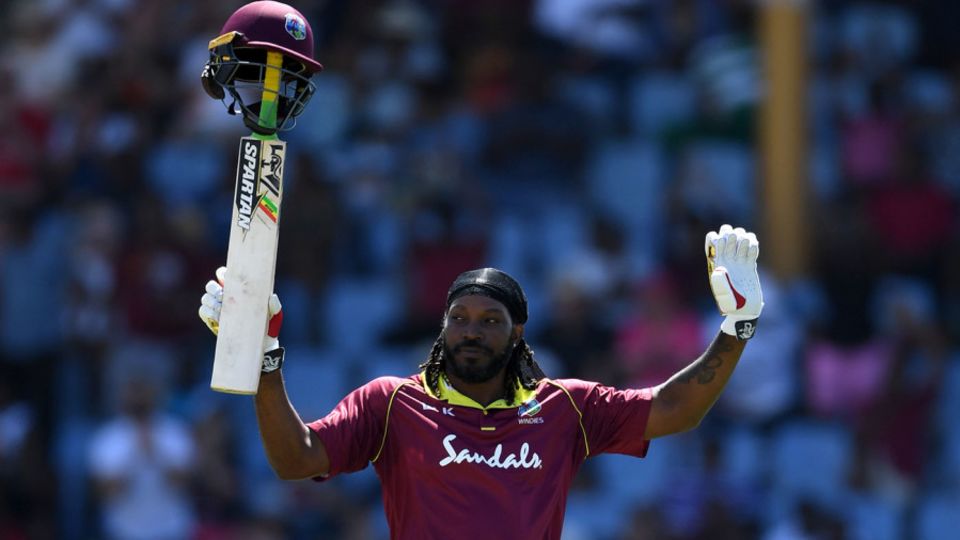 Chris Gayle cracked a 19-ball half-century