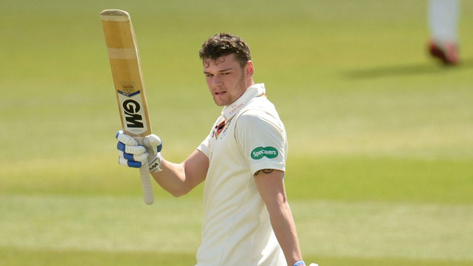 Jack Burnham reaches his maiden Championship century