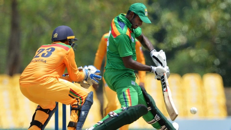 Angelo Mathews top-scored for Dambulla against Kandy